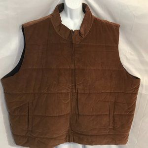 True Nation Size 6XL Corduroy Style Material Over The Shirt Vest #106